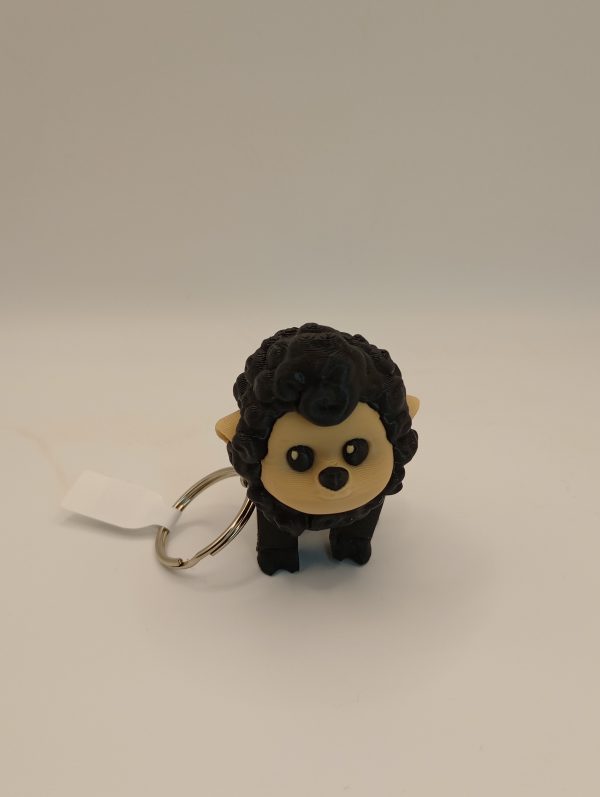 3D Printed Articulated Lamb Keycahin - Image 2