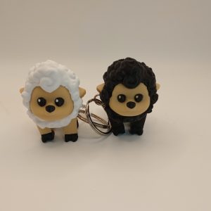 3D Printed Articulated Lamb Keycahin