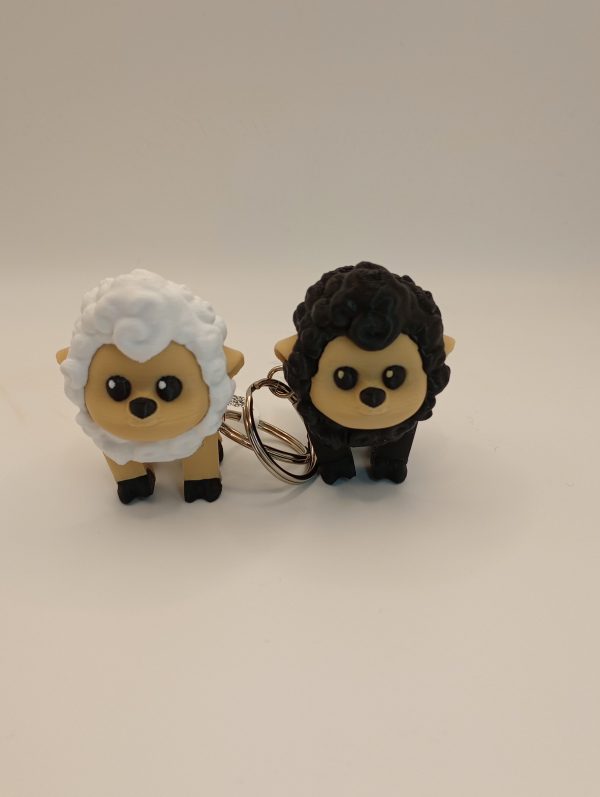 3D Printed Articulated Lamb Keycahin
