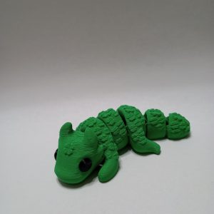 3D Printed Articulated Clover Dragon