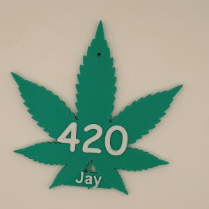 Personalized 420 Keychain