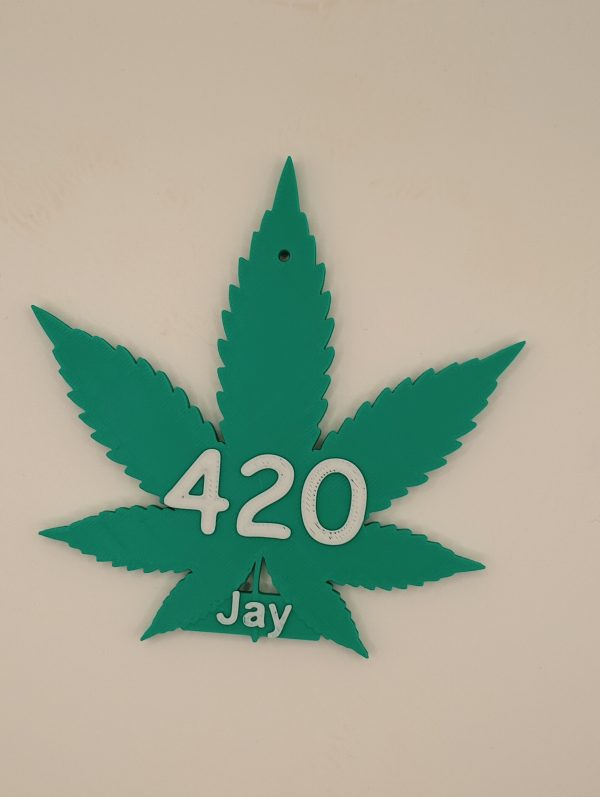 Personalized 420 Keychain