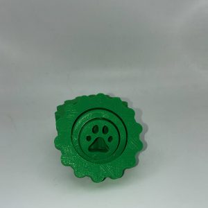 3D printed fidget coin with Paw Print