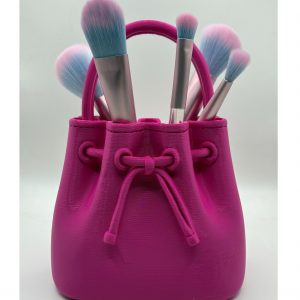 3D Printed Purse Makeup Brush Holder